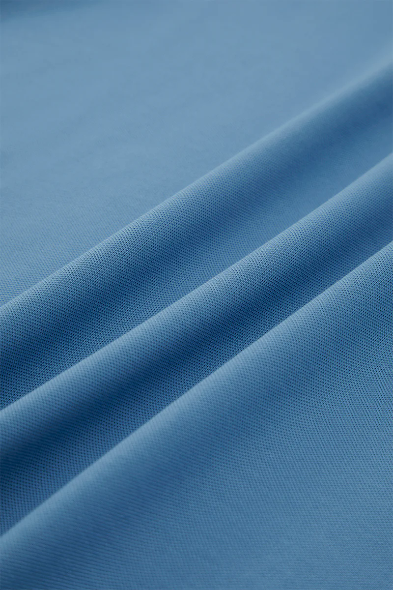 Contrast Rib Crew Neck T-Shirt | Blue T7468U Contrast Rib Crew Neck T-Shirt | Blue T7468U