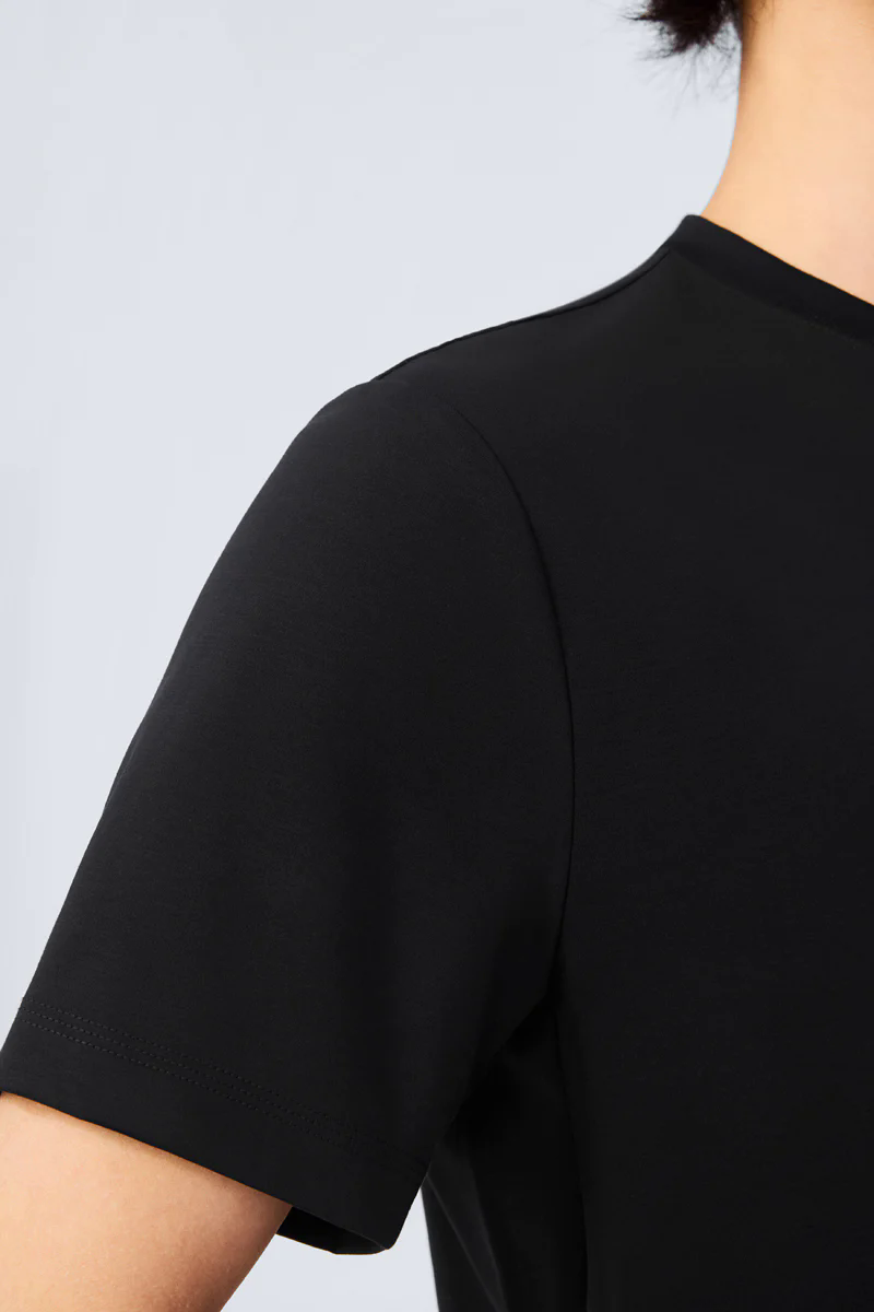 InstantCool Jersey Crew Neck T-Shirt | Black BKFD01 InstantCool Jersey Crew Neck T-Shirt | Black BKFD01