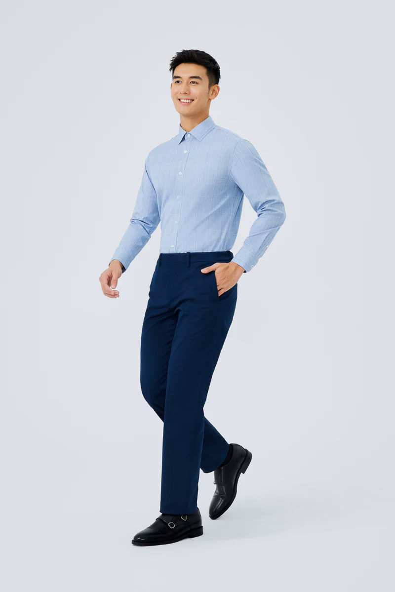 Waterless Dye Dress Shirt | Blue 23410N Waterless Dye Dress Shirt | Blue 23410N