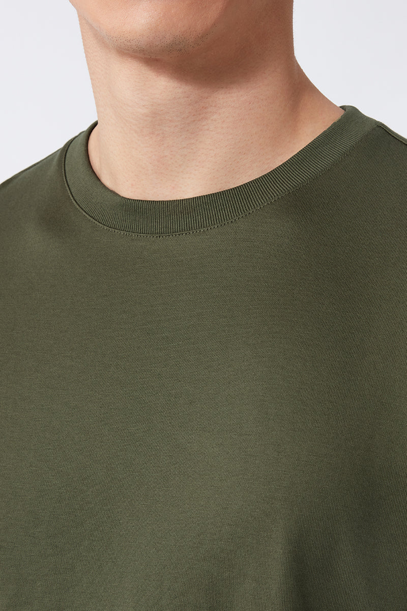Regal Crew Neck T-Shirt | Olive GNE474 Regal Crew Neck T-Shirt | Olive GNE474