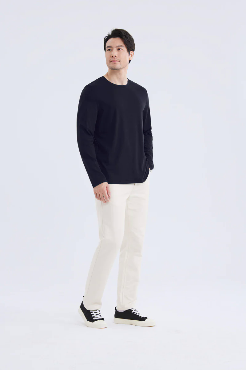 HeatGuard Crew Neck Long Sleeve T-Shirt | Navy NNY096 HeatGuard Crew Neck Long Sleeve T-Shirt | Navy NNY096