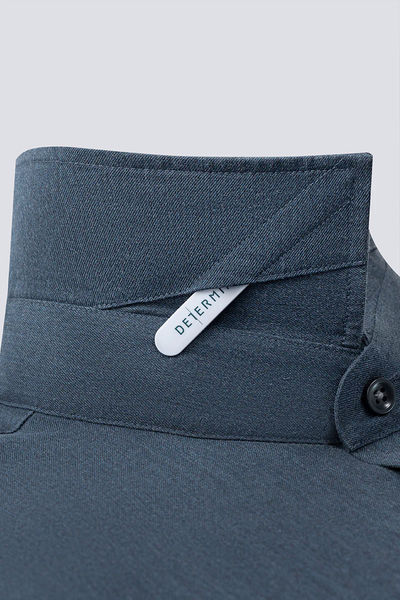 Wrinkle-Free Twill Heather Dress Shirt | Grey Blue 27790N Wrinkle-Free Twill Heather Dress Shirt | Grey Blue 27790N