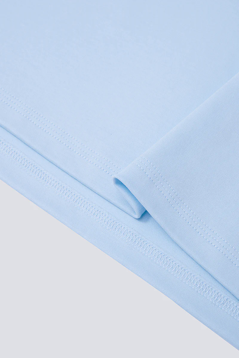 Softex Crew Neck T-Shirt | Light Blue BLFL01 Softex Crew Neck T-Shirt | Light Blue BLFL01