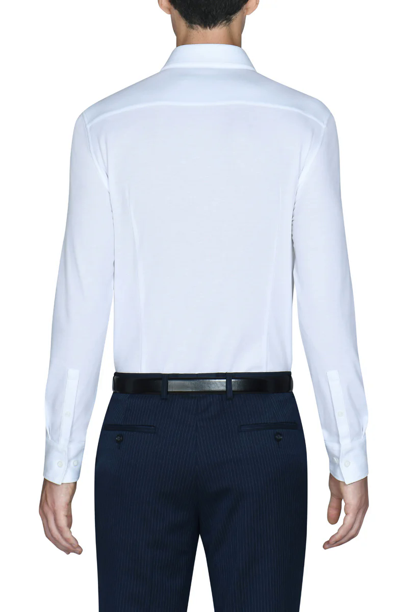 Knit Smart Shirt | White WH001Z Knit Smart Shirt | White WH001Z