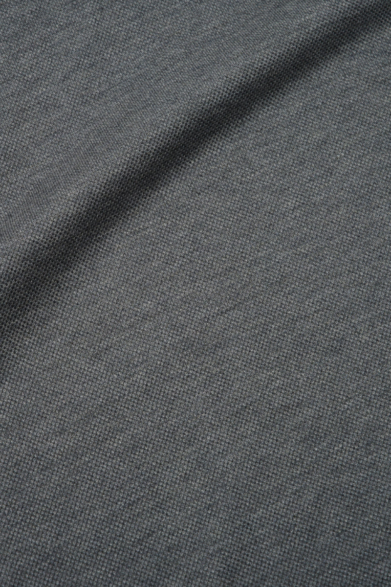 Regal Pique Buttonless Polo | Dark Grey EBCG30 Regal Pique Buttonless Polo | Dark Grey EBCG30