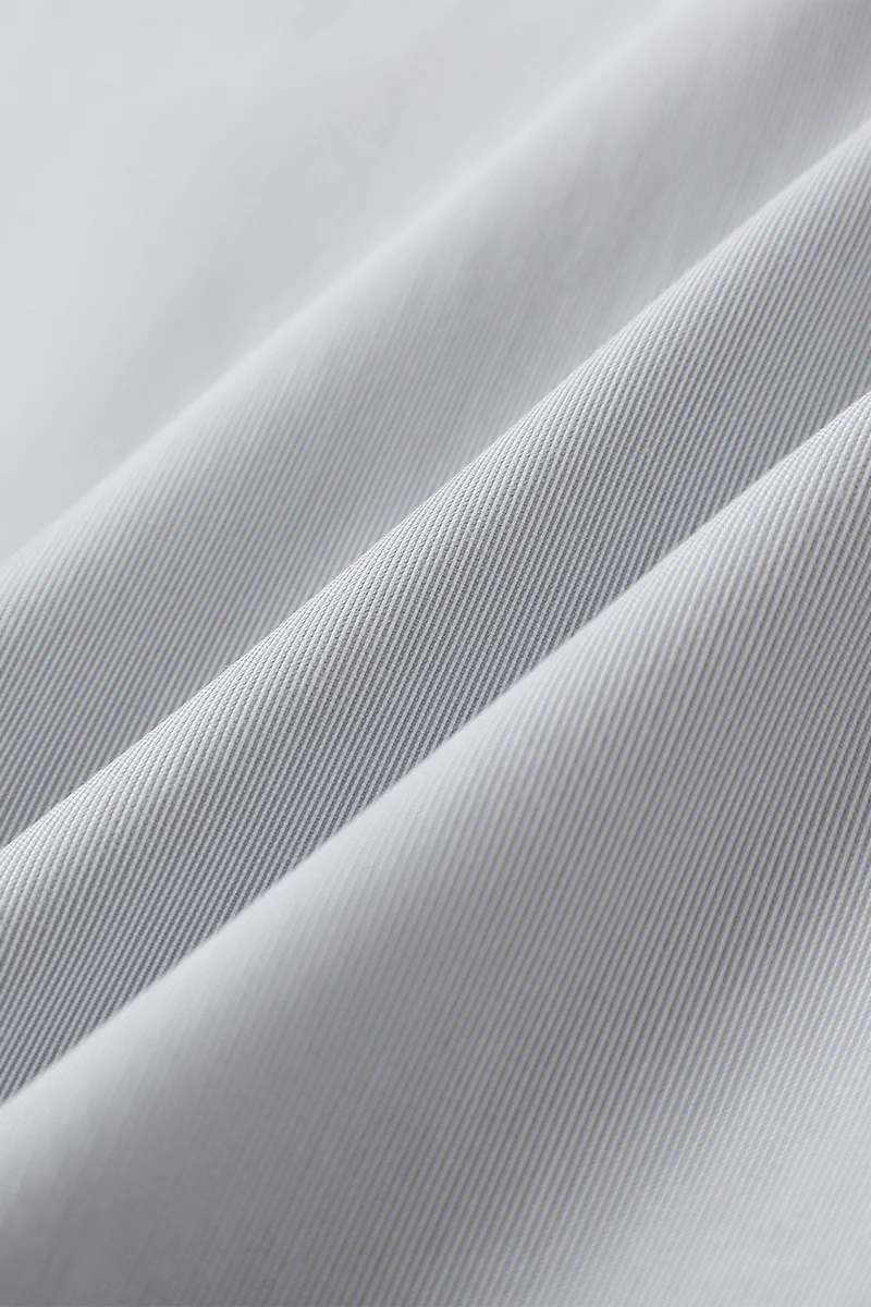 Supreme Cotton-Cashmere Dobby Dress Shirt | Grey Stripes 28700N Supreme Cotton-Cashmere Dobby Dress Shirt | Grey Stripes 28700N