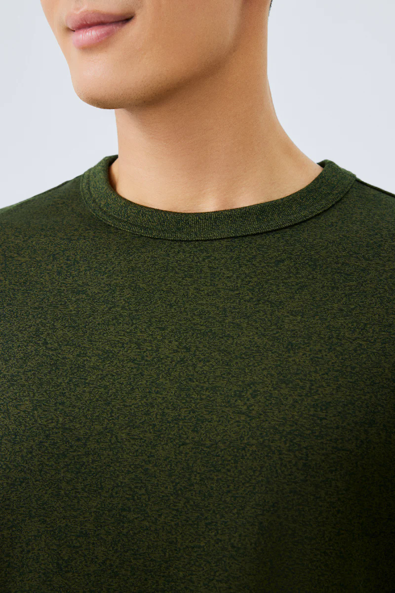 Waterless Dye Relaxed-Fit T-Shirt | Dark Green GN0609 Waterless Dye Relaxed-Fit T-Shirt | Dark Green GN0609