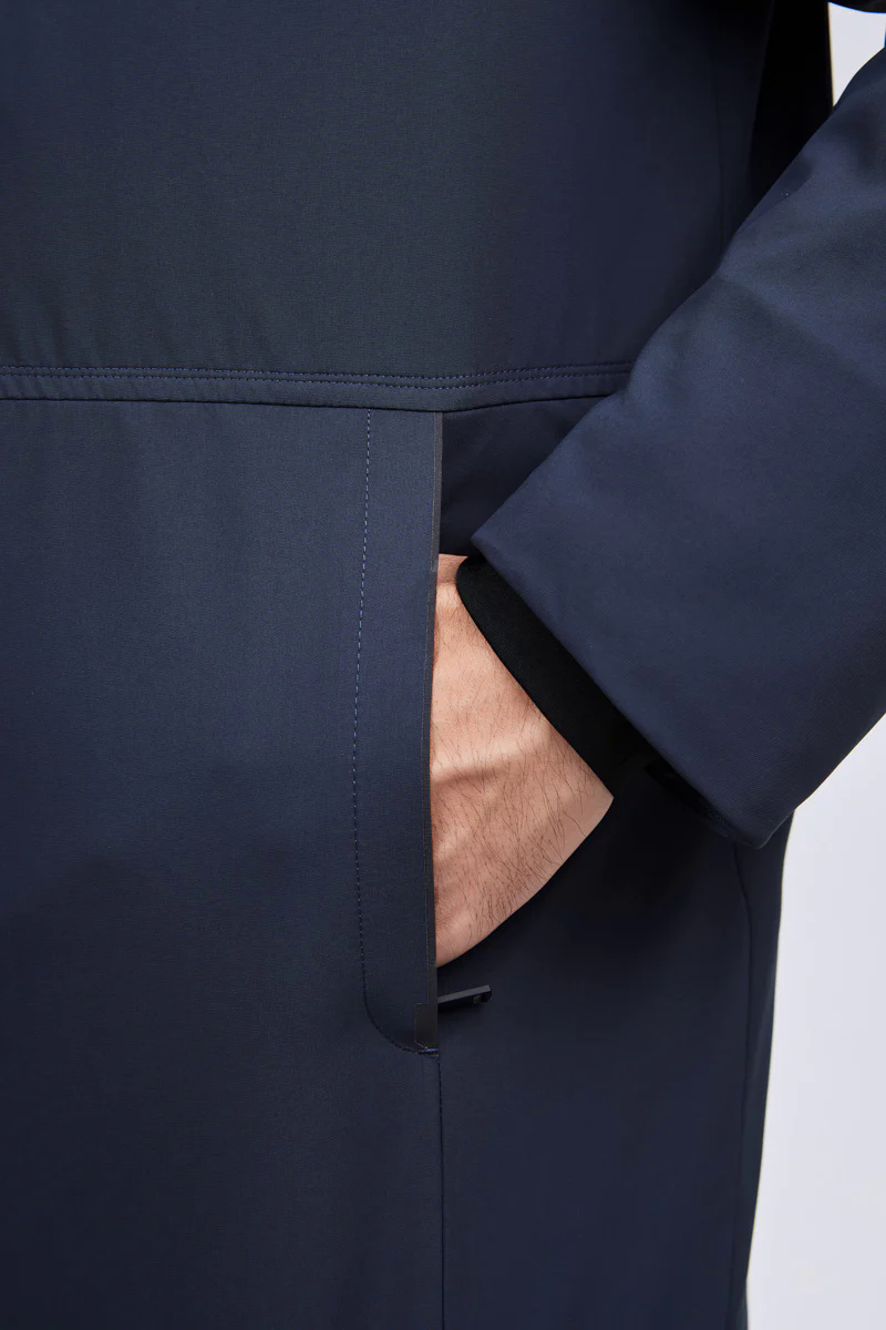 Graphene-Lined Down Parka Jacket | Ink Blue KBL000 Graphene-Lined Down Parka Jacket | Ink Blue KBL000