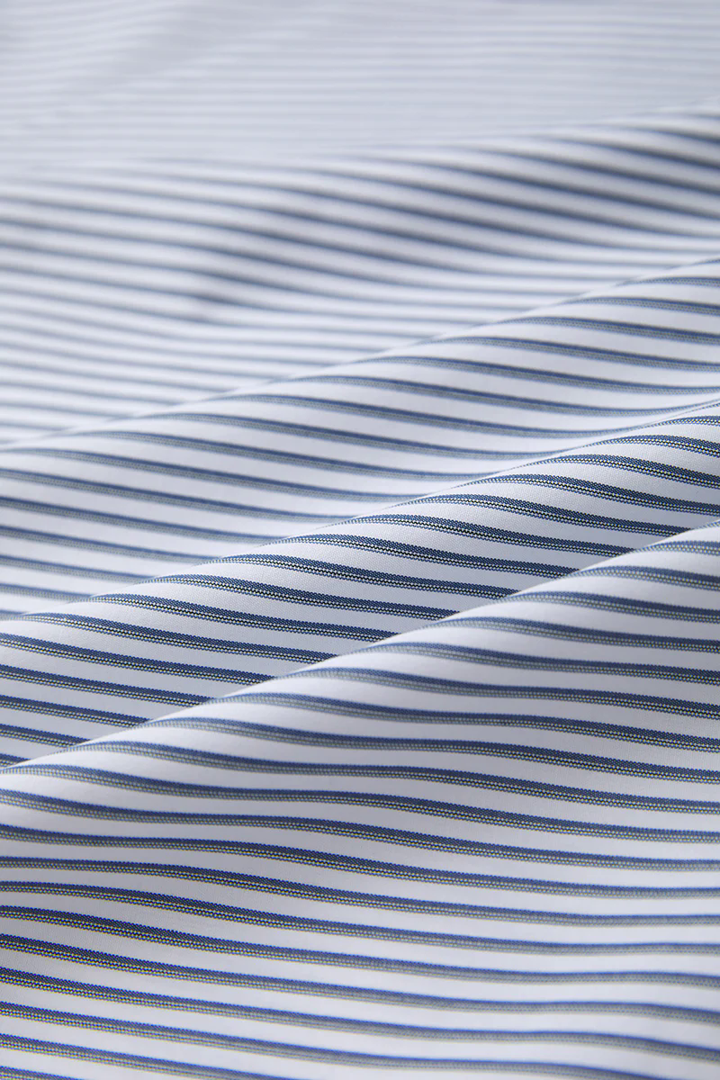 Waterless Dye Dress Shirt | Dark Blue Stripes 22565N Waterless Dye Dress Shirt | Dark Blue Stripes 22565N