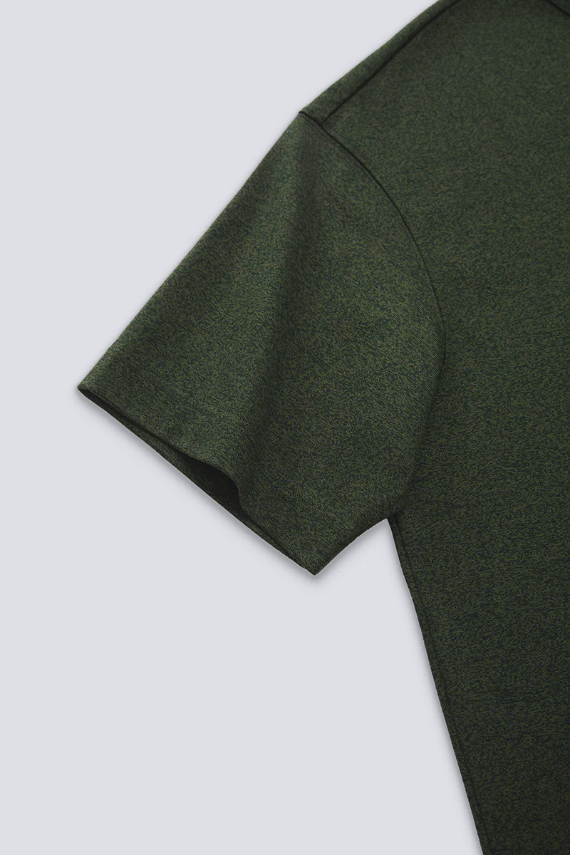 Waterless Dye Relaxed-Fit T-Shirt | Dark Green GN0609 Waterless Dye Relaxed-Fit T-Shirt | Dark Green GN0609