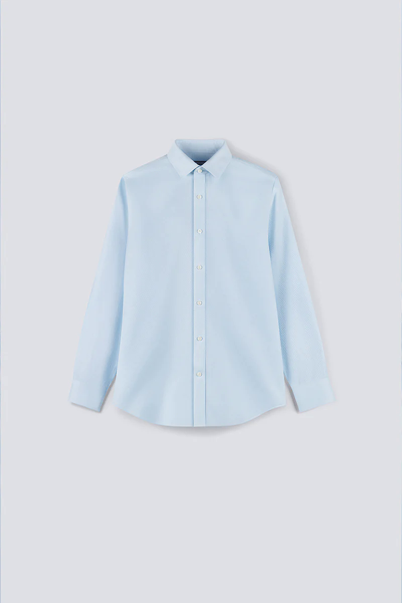 Wrinkle-Free Classic Twill Dress Shirt | Light Blue 9085NZ Wrinkle-Free Classic Twill Dress Shirt | Light Blue 9085NZ