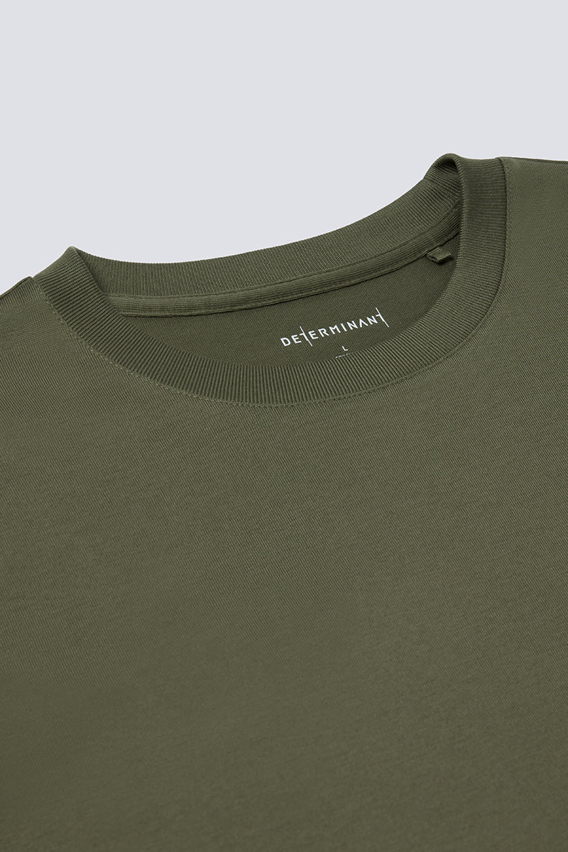 Regal Crew Neck T-Shirt | Olive GNE474 Regal Crew Neck T-Shirt | Olive GNE474
