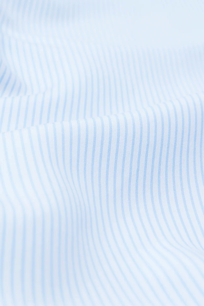 Wrinkle-Free Poplin Dress Shirt | Light Blue Stripes 15103N Wrinkle-Free Poplin Dress Shirt | Light Blue Stripes 15103N