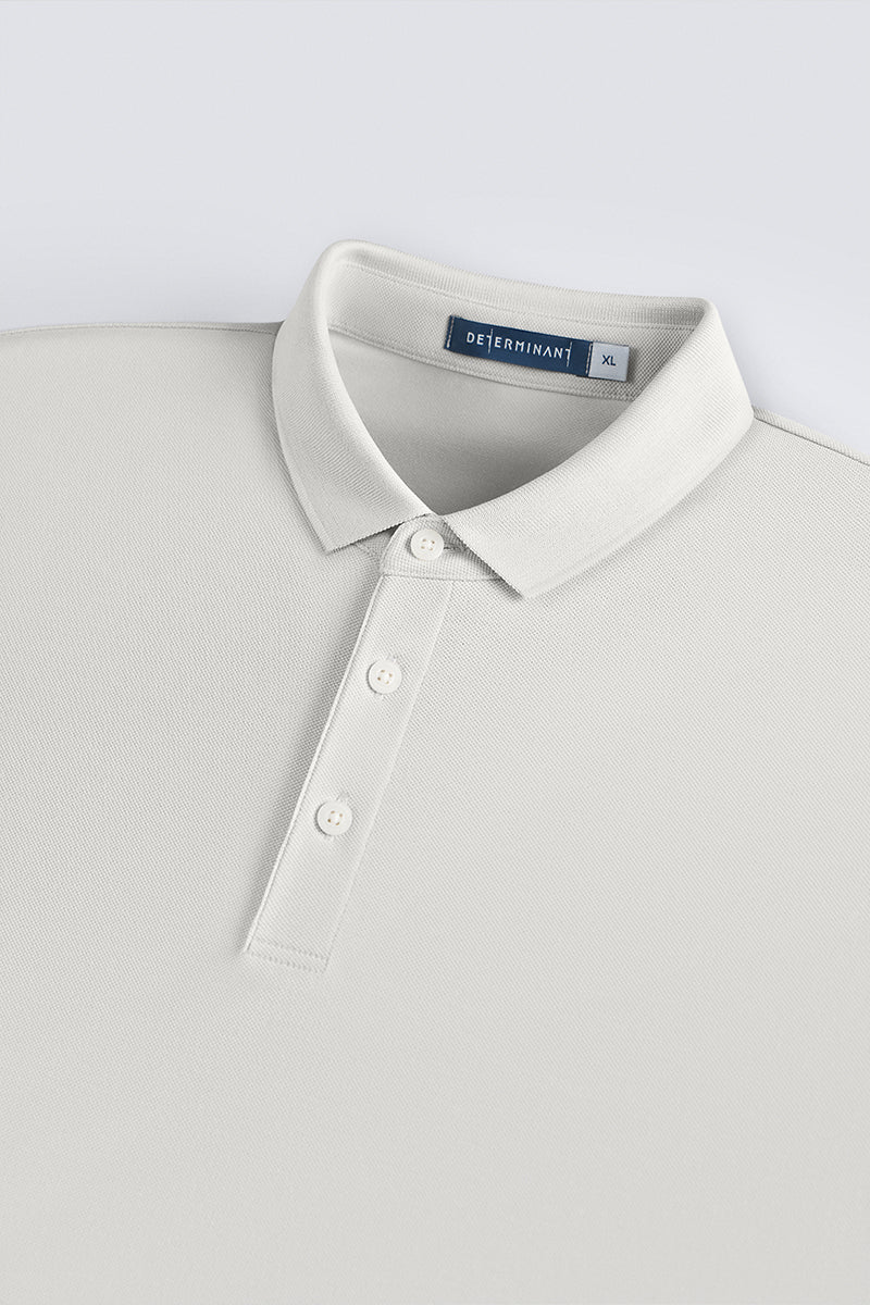 3-Button Pique Polo | Light Grey GYFL01 3-Button Pique Polo | Light Grey GYFL01