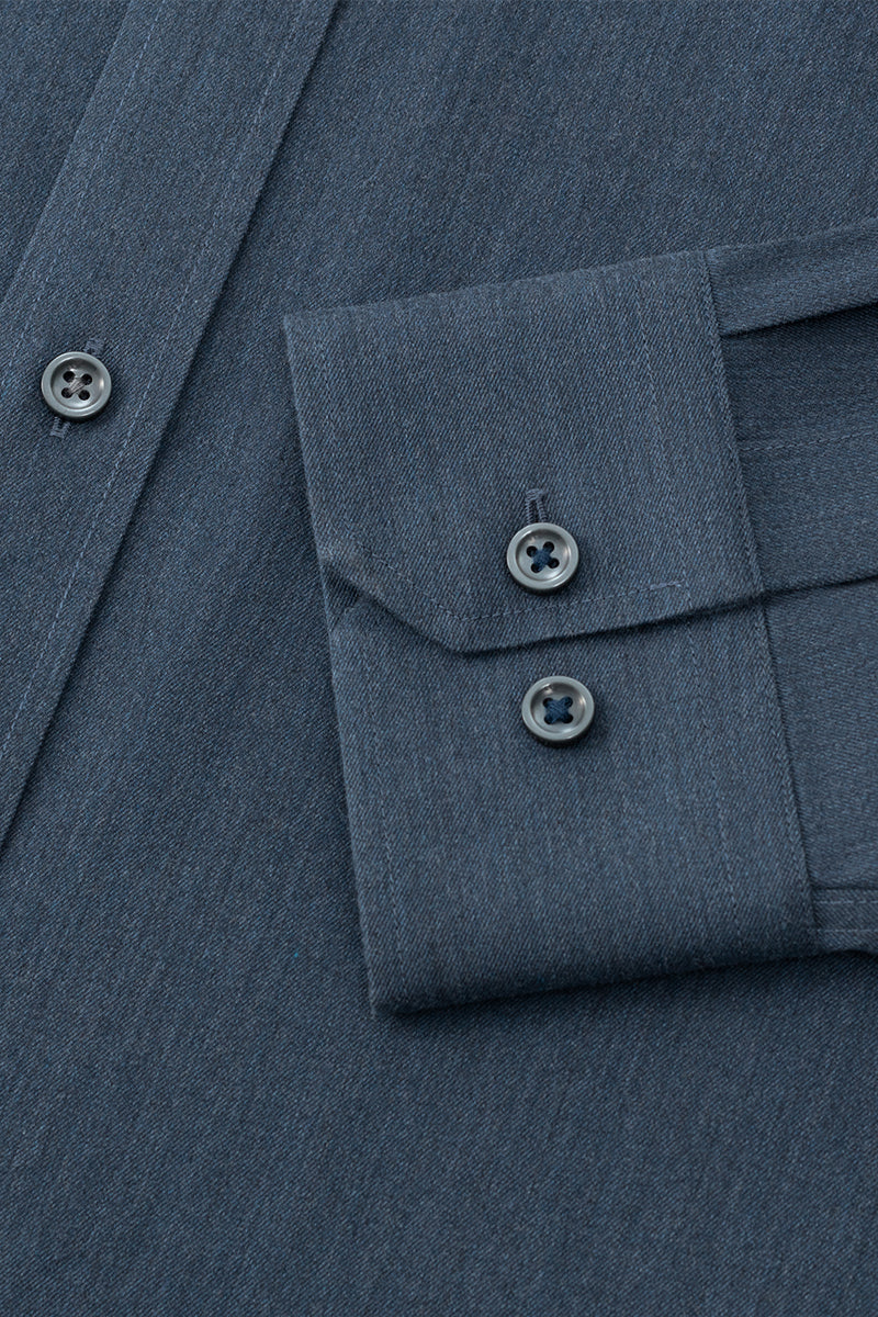Wrinkle-Free Twill Heather Dress Shirt | Grey Blue 27790N Wrinkle-Free Twill Heather Dress Shirt | Grey Blue 27790N
