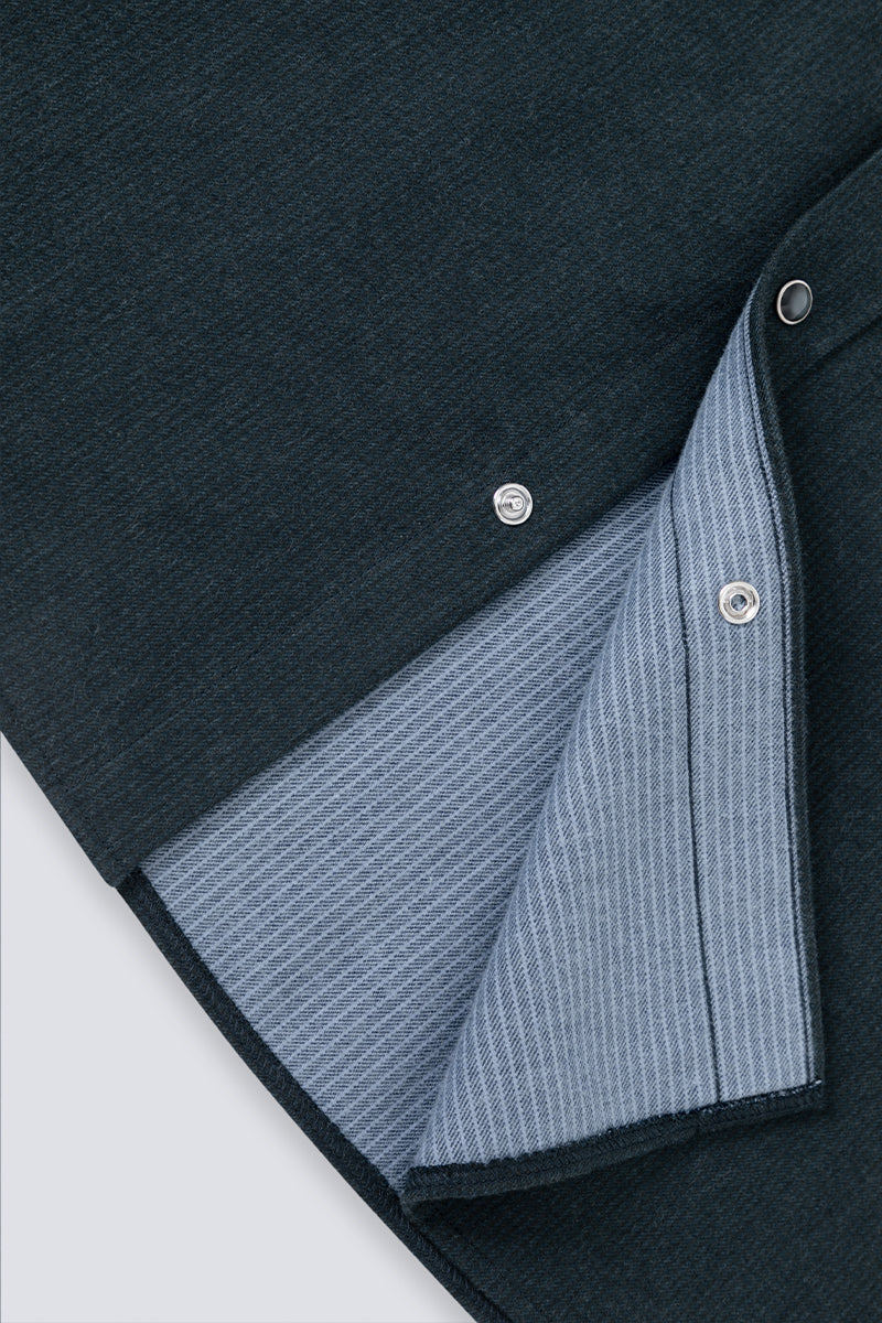 HeatGuard Casual Shirt Jacket | Navy Semi Plain 6099NZ HeatGuard Casual Shirt Jacket | Navy Semi Plain 6099NZ