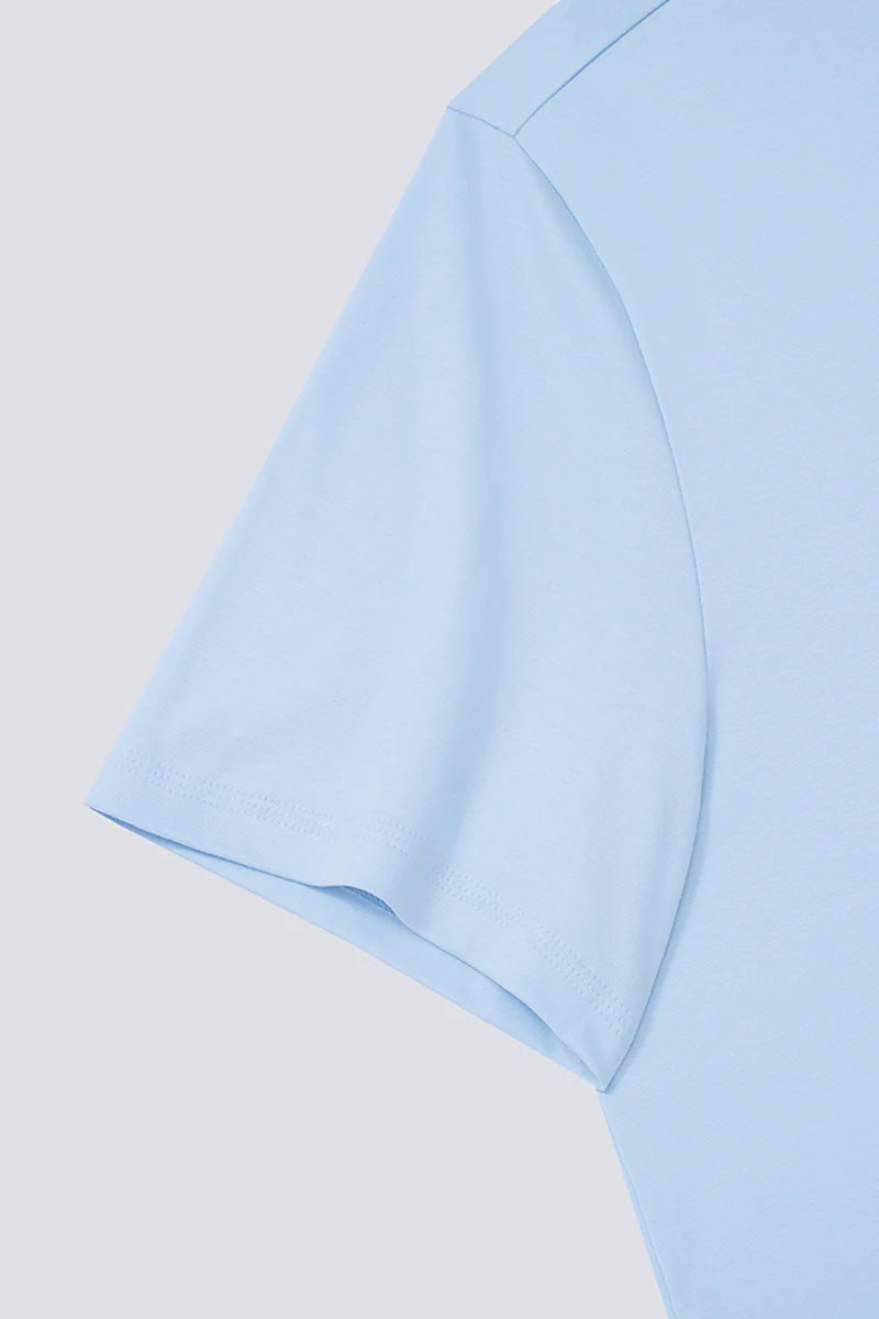 Softex Crew Neck T-Shirt | Light Blue BLFL01 Softex Crew Neck T-Shirt | Light Blue BLFL01