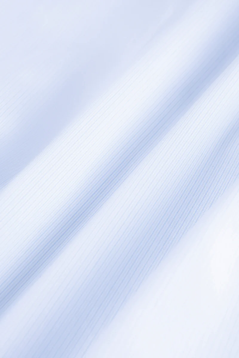 Supreme Cotton-Silk Twill Dress Shirt | Light Blue Stripes 15902N Supreme Cotton-Silk Twill Dress Shirt | Light Blue Stripes 15902N