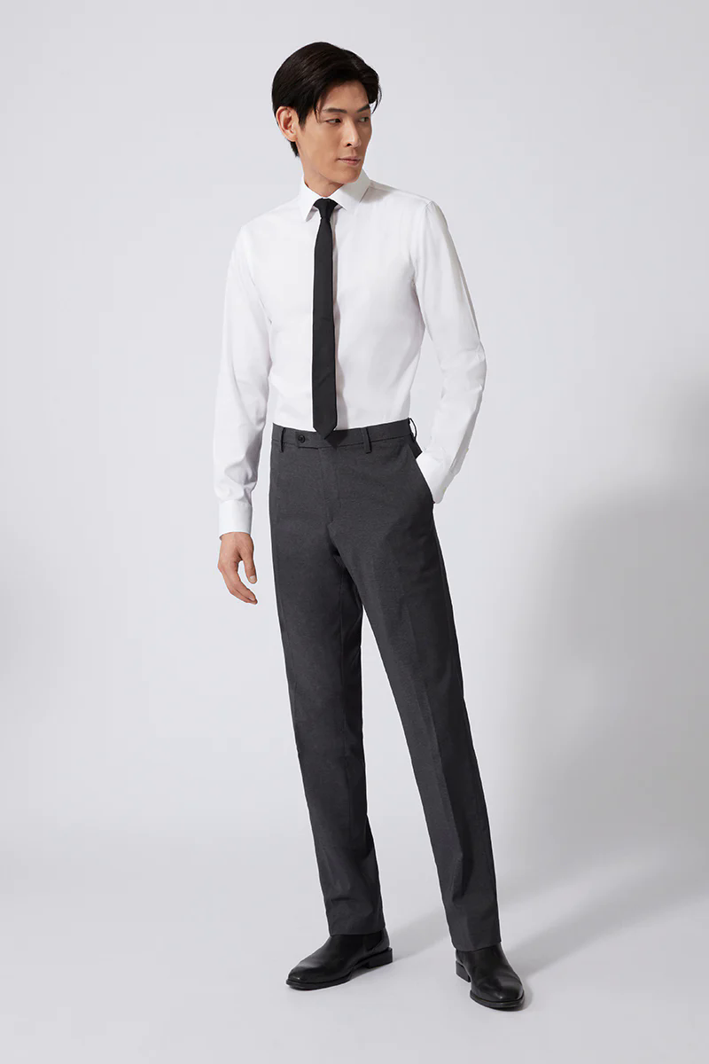 Wrinkle-Free Poplin Dress Shirt | White WH001Z Wrinkle-Free Poplin Dress Shirt | White WH001Z