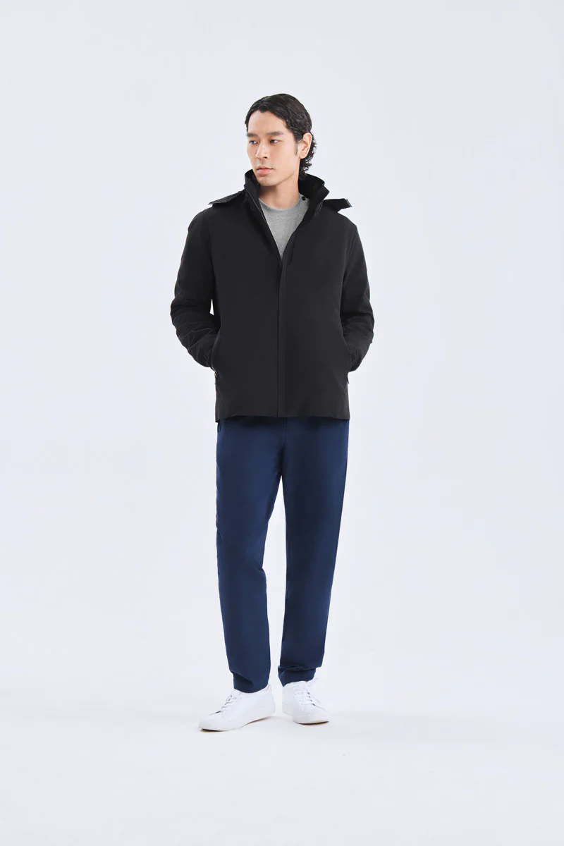 3-in-1 Convertible Water Repellent Jacket | Black BKFD01