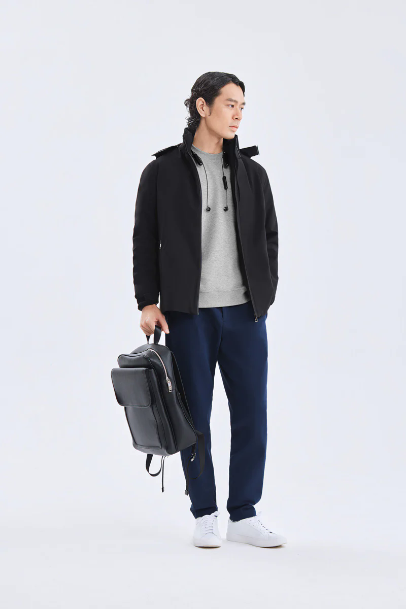 3-in-1 Convertible Water Repellent Jacket | Black BKFD01