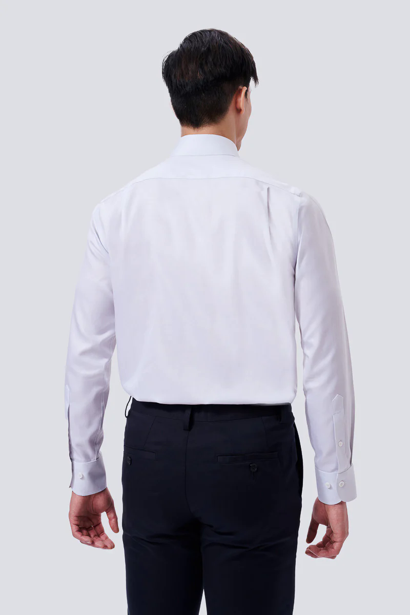 Supreme Cotton Twill Dress Shirt | Light Grey 16160N Supreme Cotton Twill Dress Shirt | Light Grey 16160N