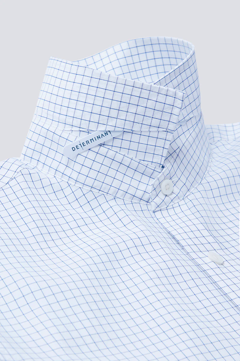 Wrinkle-Free Poplin Dress Shirt | Blue Check 16787N Wrinkle-Free Poplin Dress Shirt | Blue Check 16787N