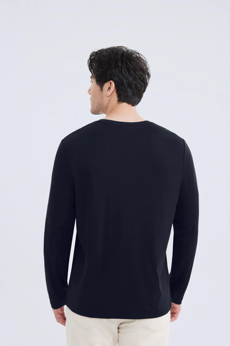 HeatGuard Crew Neck Long Sleeve T-Shirt | Navy NNY096 HeatGuard Crew Neck Long Sleeve T-Shirt | Navy NNY096