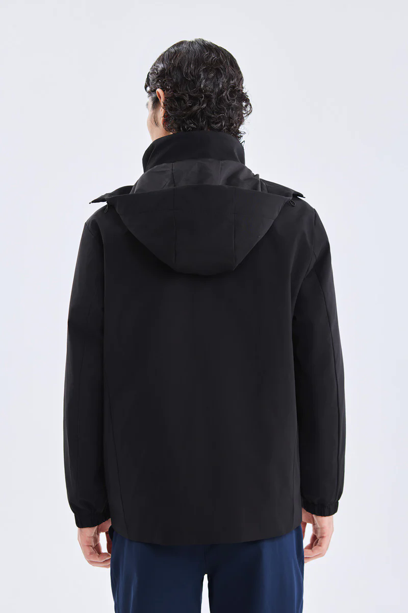 3-in-1 Convertible Water Repellent Jacket | Black BKFD01