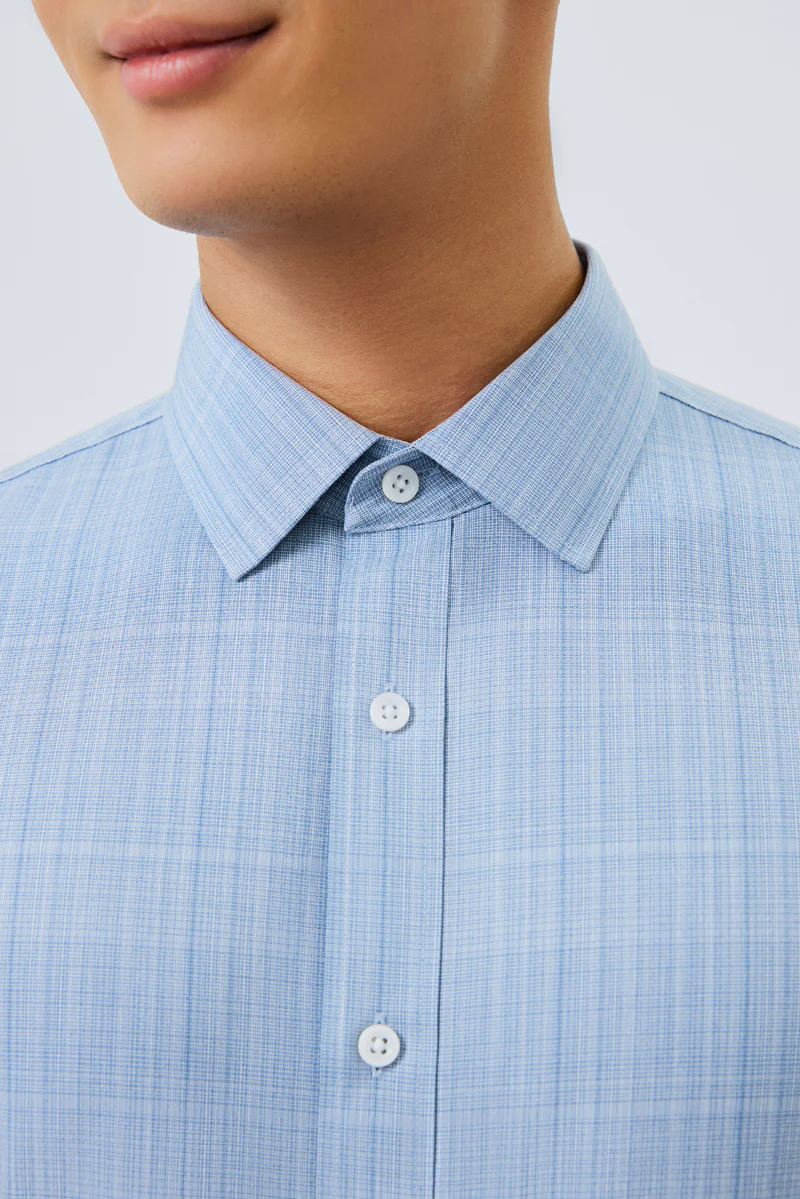 Waterless Dye Dress Shirt | Blue 23410N Waterless Dye Dress Shirt | Blue 23410N