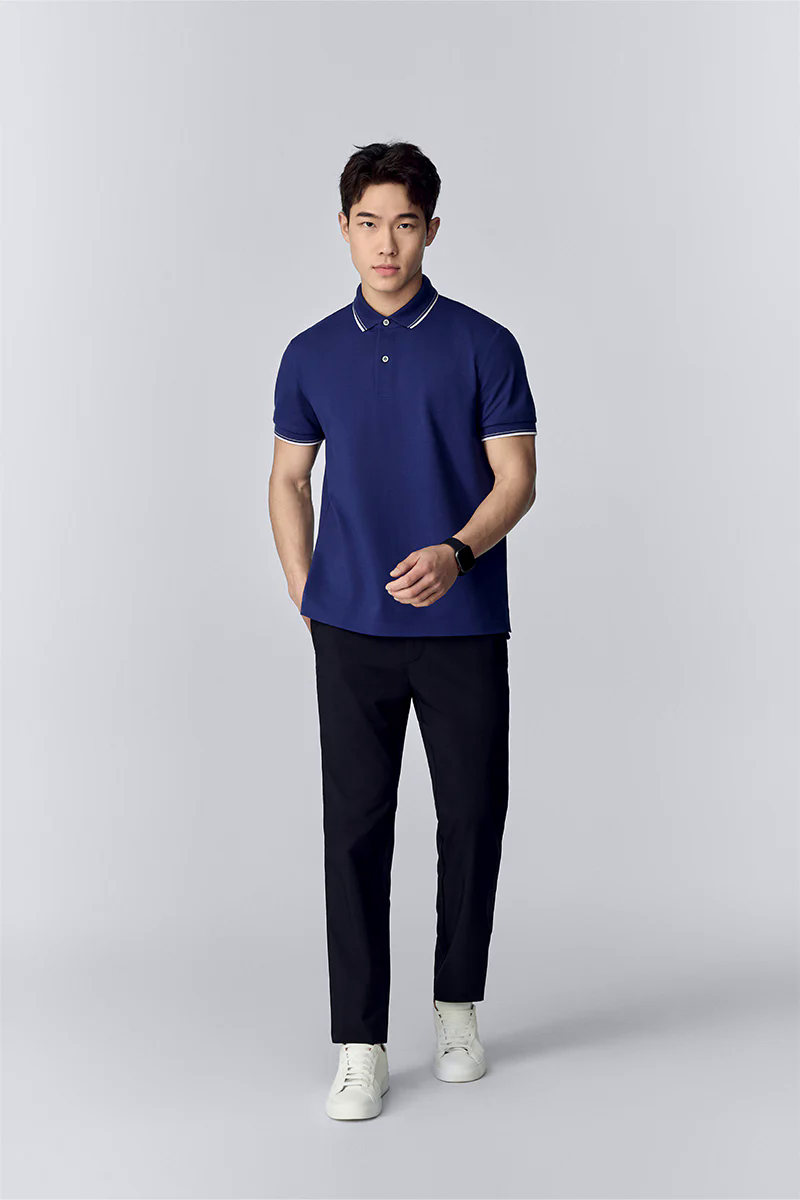 Pique Tipped Polo | Patriot Blue PT3925 Pique Tipped Polo | Patriot Blue PT3925