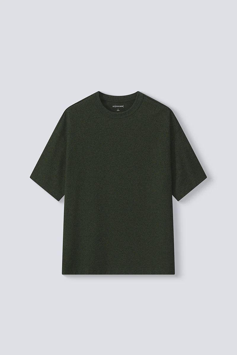 Waterless Dye Relaxed-Fit T-Shirt | Dark Green GN0609 Waterless Dye Relaxed-Fit T-Shirt | Dark Green GN0609