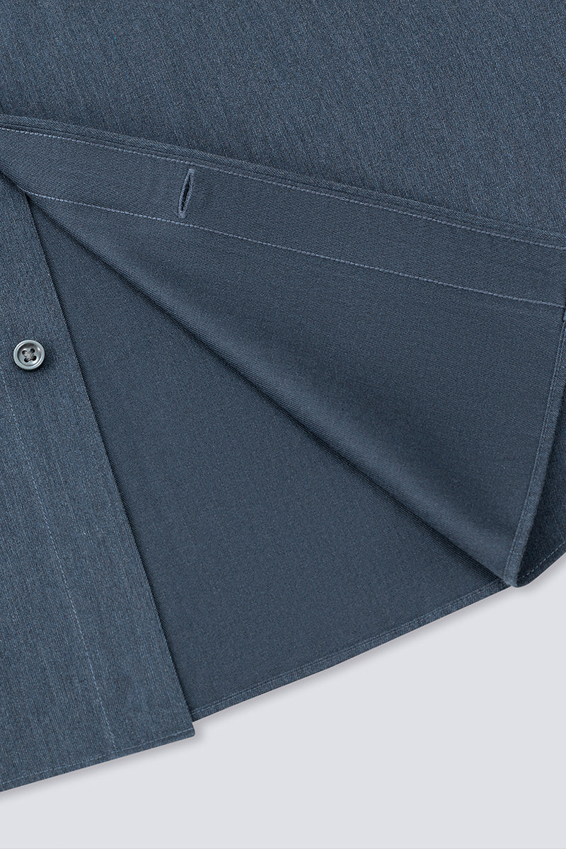 Wrinkle-Free Twill Heather Dress Shirt | Grey Blue 27790N Wrinkle-Free Twill Heather Dress Shirt | Grey Blue 27790N