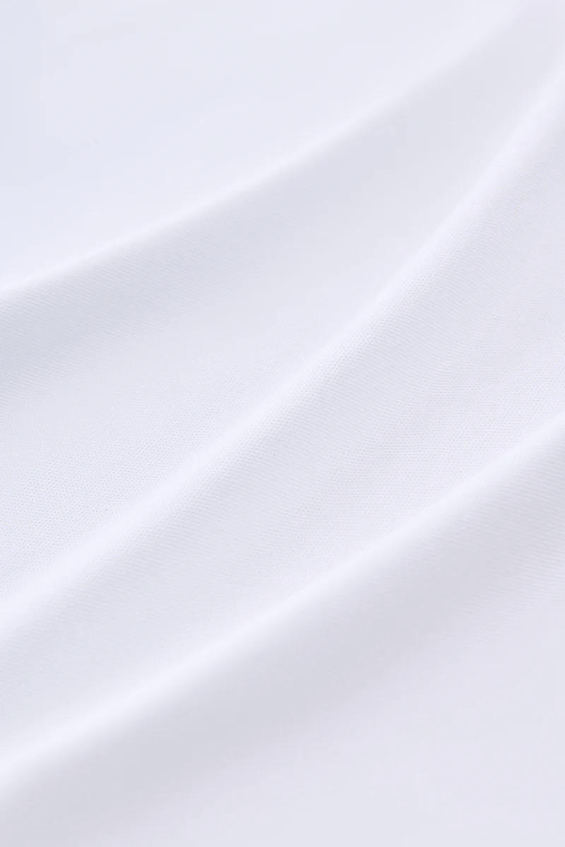 Pique Contrast Collar Polo | White WH001Z