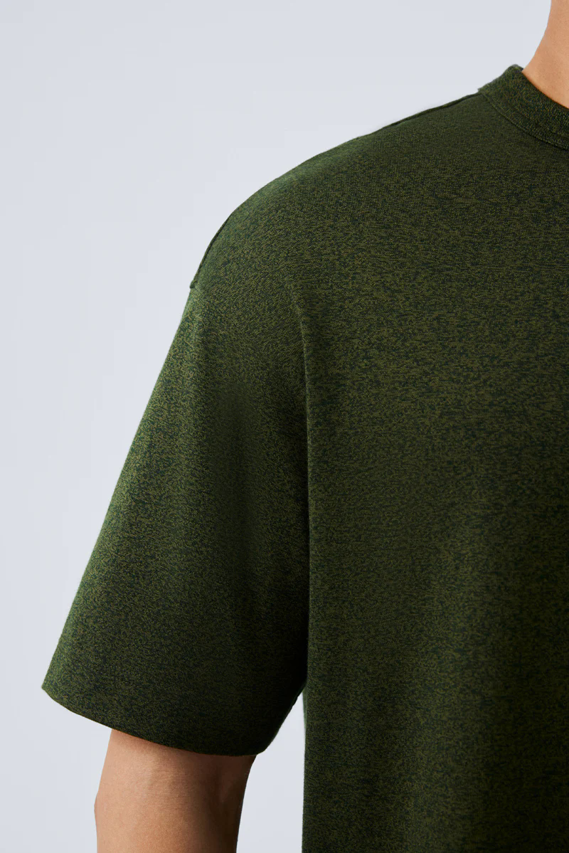 Waterless Dye Relaxed-Fit T-Shirt | Dark Green GN0609 Waterless Dye Relaxed-Fit T-Shirt | Dark Green GN0609