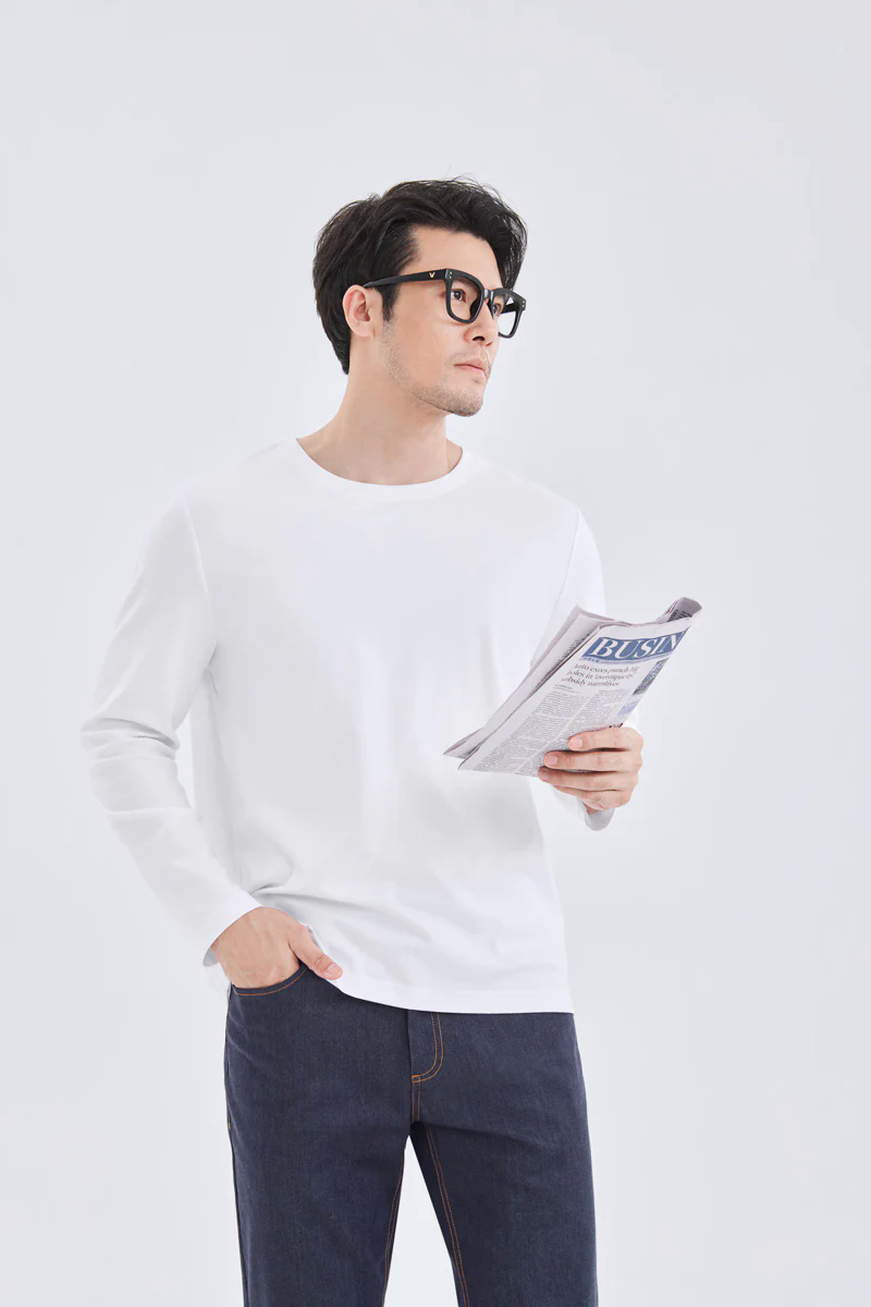 HeatGuard Crew Neck Long Sleeve T-Shirt | White WH001Z HeatGuard Crew Neck Long Sleeve T-Shirt | White WH001Z