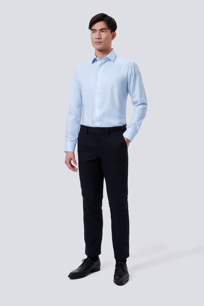 Supreme Cotton Twill Dress Shirt | Light Blue 17708N Supreme Cotton Twill Dress Shirt | Light Blue 17708N
