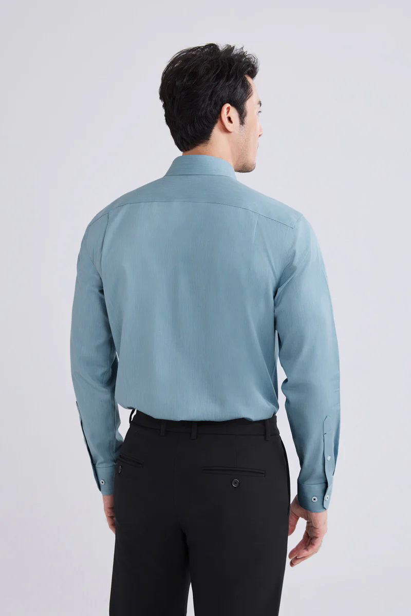 Wrinkle-Free Twill Heather Dress Shirt | Sky Blue 27796N Wrinkle-Free Twill Heather Dress Shirt | Sky Blue 27796N
