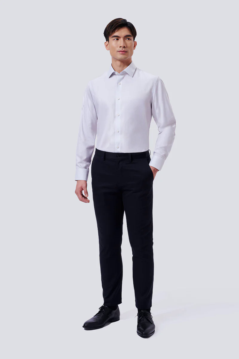 Supreme Cotton Twill Dress Shirt | Light Grey 16160N Supreme Cotton Twill Dress Shirt | Light Grey 16160N