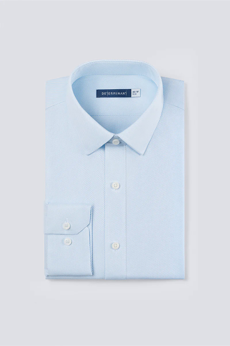 Wrinkle-Free Classic Twill Dress Shirt | Light Blue 9085NZ Wrinkle-Free Classic Twill Dress Shirt | Light Blue 9085NZ