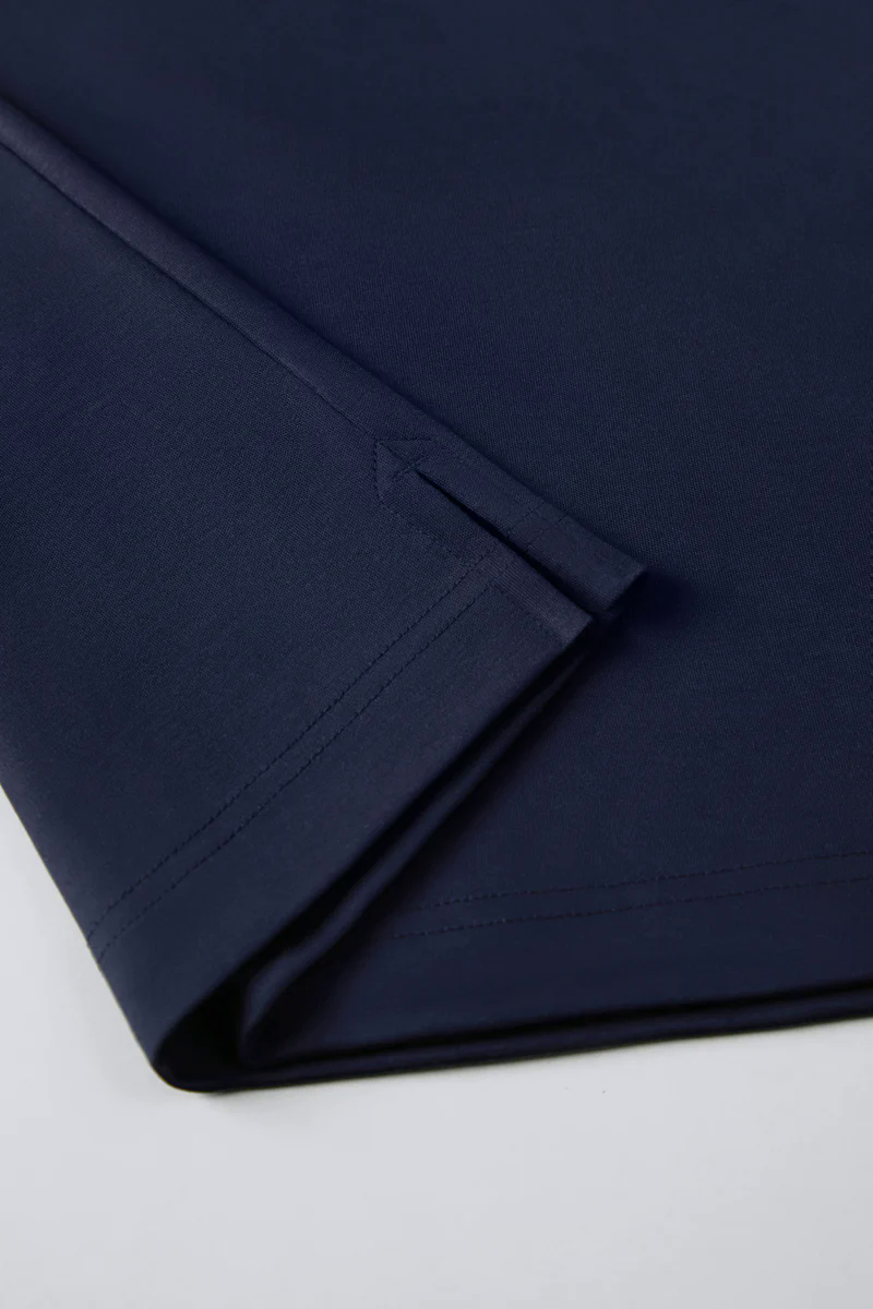 Regal Interlock Long Sleeve Rugby Shirt | Navy NNY096
