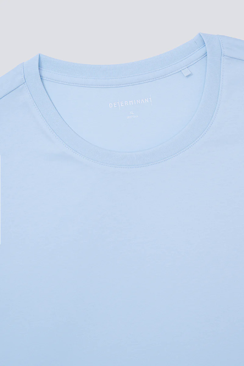 Softex Crew Neck T-Shirt | Light Blue BLFL01 Softex Crew Neck T-Shirt | Light Blue BLFL01